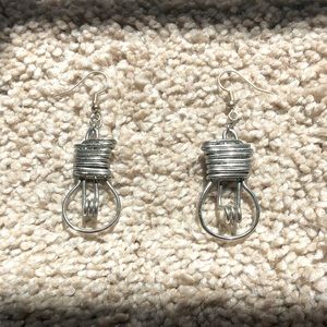 Handmade lightbulb earrings